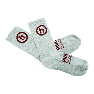 Hidden NY Socks Grey w/ Red Logo