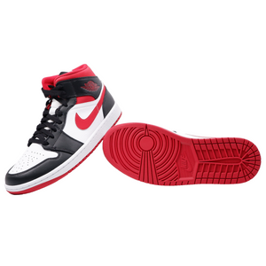 Jordan 1 Mid Gym Red Black White