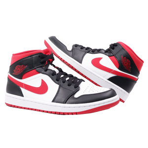 Jordan 1 Mid Gym Red Black White