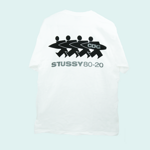 [Raffle]Stussy T-Shirt White [CDG Surfman / Martine Rose]
