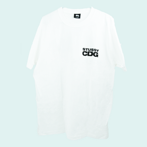 [Raffle]Stussy T-Shirt White [CDG Surfman / Martine Rose]