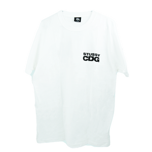 Stussy T-Shirt White [CDG Surfman / Martine Rose]