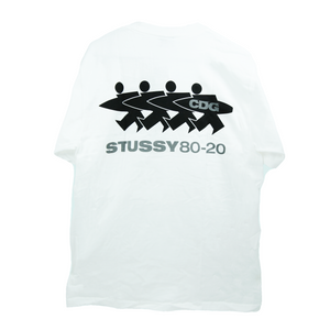 Stussy T-Shirt White [CDG Surfman / Martine Rose]