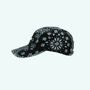 [VVIP]Supreme Bandana Camp Cap (21SS) black