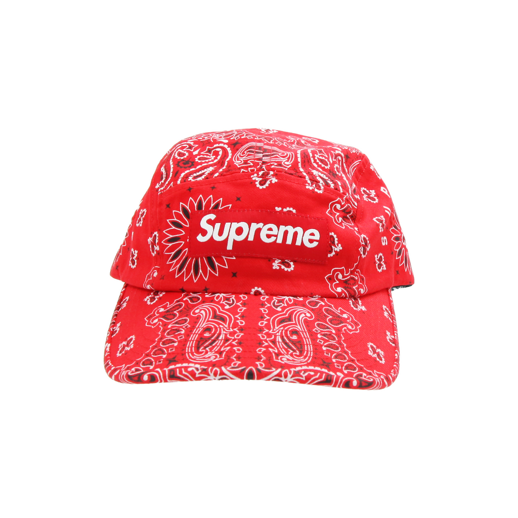 Supreme Bandana Camp Cap Red