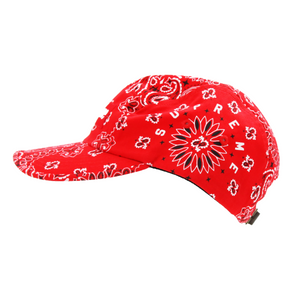 Supreme Bandana Camp Cap (21SS) red